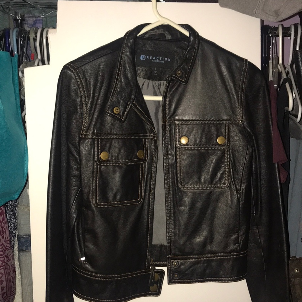 Leather jacket